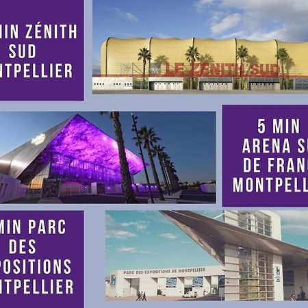 T2 Cubano Montpellier Parking Proche Plages Exteriör bild